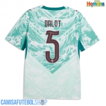 Camisa de time de futebol Portugal Diogo Dalot #5 Replicas 2º Equipamento Mundo 2026 Manga Curta